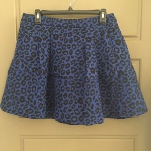 Forever 21 leopard print skirt